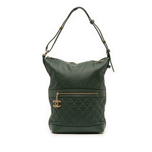 Pre-Loved Chanel CC Quilted Caviar Casual Style Hobo